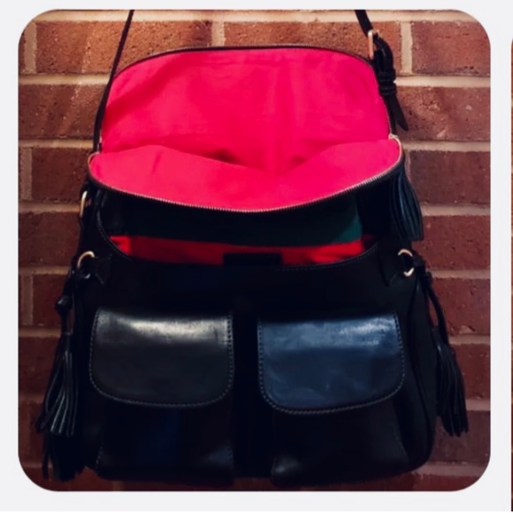 Retired Dooney & Burke Saddle Bag - Picture 1 of 7